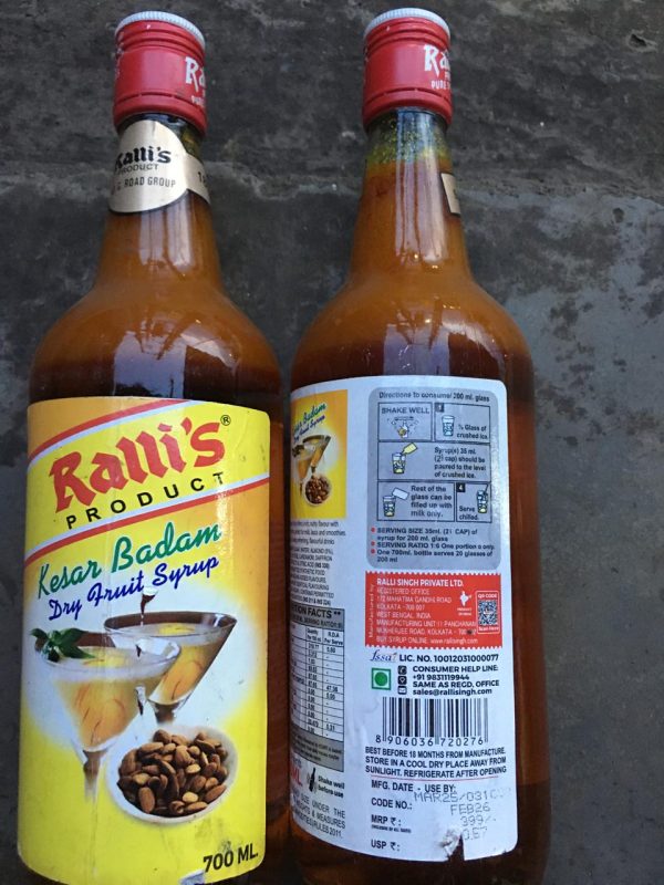 RALLI"S (KASAR BADAM) INDIAN NO 1 FOOD PRODUCTS SINE 1898