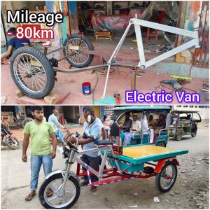 ELECTIC VAN 80 KILO METER RUN 48 VOLT BHARAT RS 68000